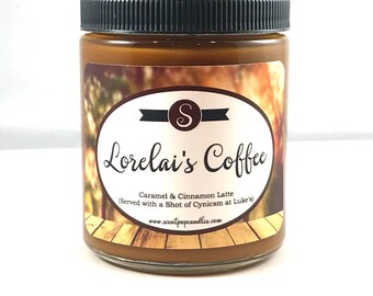 Lorelai's Coffee, Gilmore Girls Inspired Soy Candle