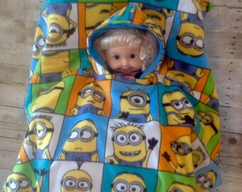 Minions Toddler Car Seat Poncho