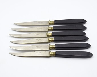 Vintage Stahl-Bronze Alto Fruit Knives, Vintage Cutlery, Vintage Flatware