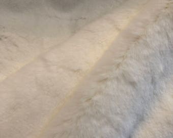 Tissavel Santa Fe Fur Faux Fur in Off White from Shannon Fabrics