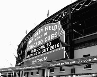 Cubs Opening Day 2016 - Original Signed Fine Art Photograph