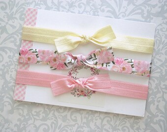 Baby Headband Set, Baby Bow Headband, Baby Knot Headband, Elastic Baby Headband, Tie Knot Headband, Baby Headband, Toddler, Newborn Headband