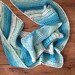 Easy crochet shawl pattern, Dive In Shawl, top down, Caron Cakes turquoise, yarn cake pattern, self striping, PDF instant download