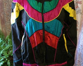 Colorful windbreaker | Etsy