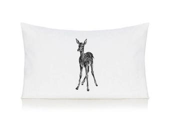Deer pillow case, cushion, bedding, pillow cover