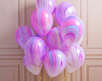 Unicorn Party | Marble Balloons | Unicorn Birthday Party | Baby Shower | Baby Shower Decor | Baby Shower Balloons |Unicorn Birthday |Balloon