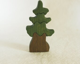 Wooden Waldorf Tree Fir -Waldorf Toy -Tree Toy - Handmade Toy -Wooden Tree Toy -Eco Friendly Toys - Waldorf Toys - Woodland Toy - Forest Toy