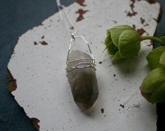 Raw Smoky Quartz Necklace
