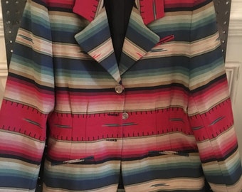 UBER 90s aztec navajo Express Blazer