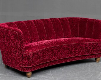 Danish Banana sofa 1940/50's