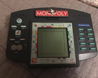 Jeu électronique,Vintage,Monopoly,Hasbro,1997,console portable,jeux vidéo
