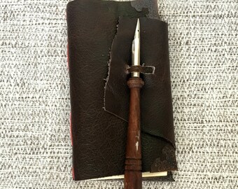 Leather Journal, Pocket Notebook, Journal with Latch, Travel Journal, Travel Diary, Journal Notebook, Journal Diary