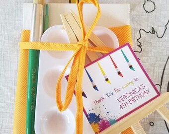 Paint Party Tags