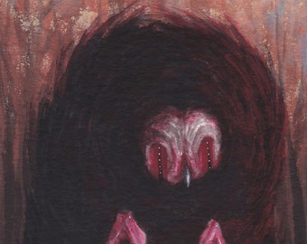 Original painting (3x5") hunte