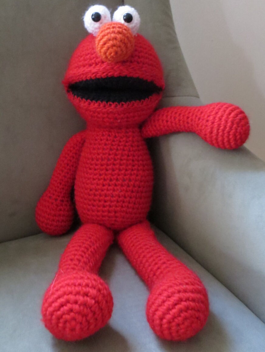 Crocheted Elmo