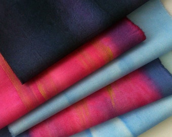 Cotton Fabric Pack -Hand Painted Skies
