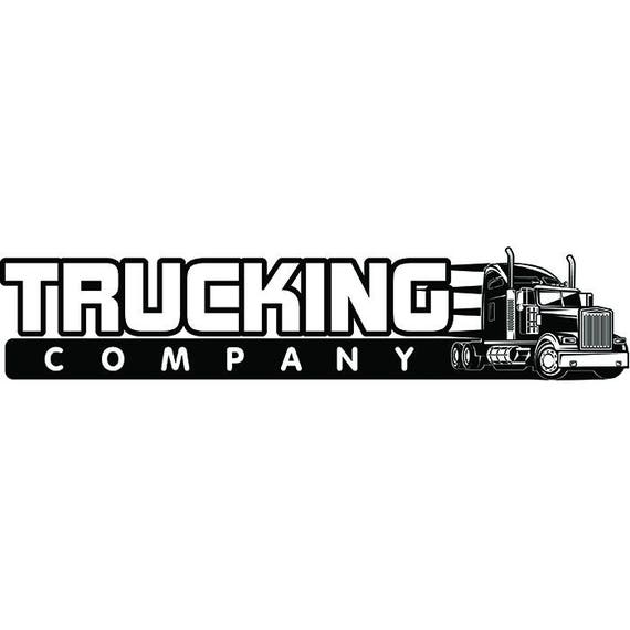 semi truck logo design