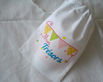 Small fabric bag "Treasures"