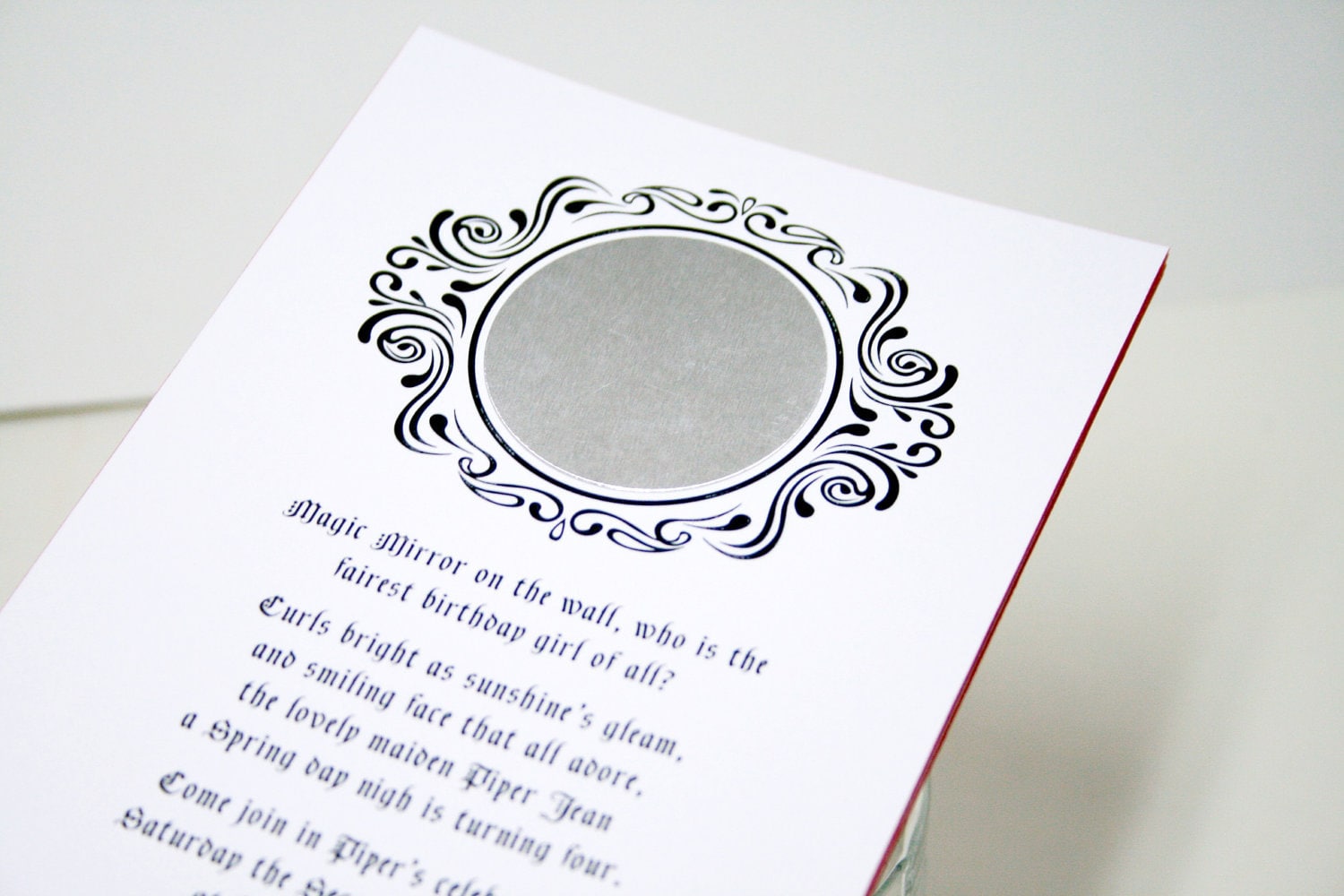 Snow White Birthday Party Invitations Personalized Printable