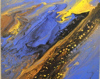 20"x20" original abstract mixed media painting