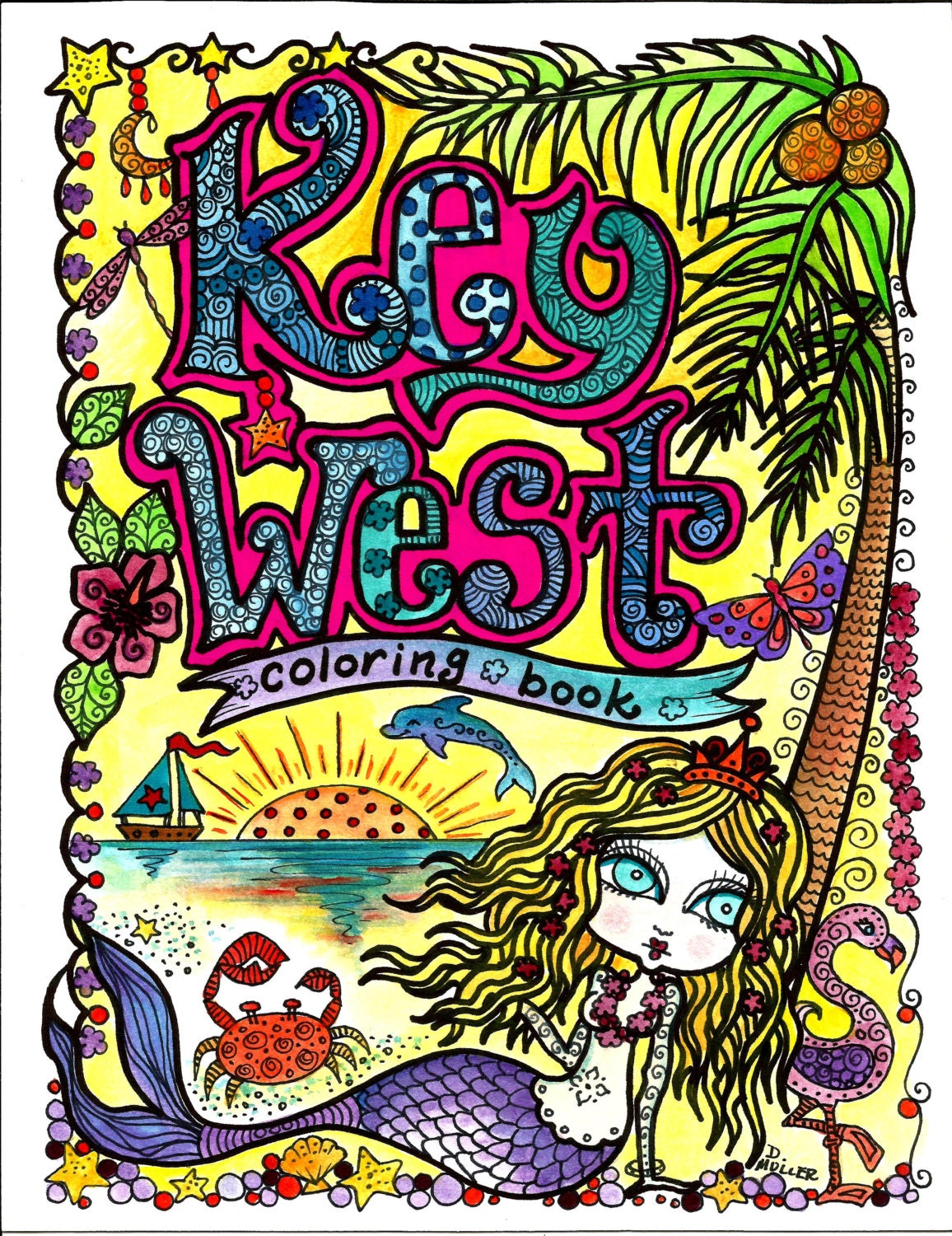 Coloring Book Key West Art You be the Artist Color Florida