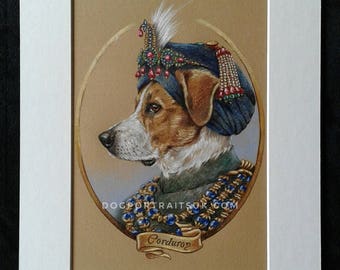 Dogs in Clothes, Custom Pet Portrait, Custom Pet Portraits