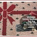 Christmas Rug Pattern Holiday Needlepoint Rag Rug Christmas Rug Pattern With Graph To Follow #R555 PDF Mailed Copy Available DurhamDeals