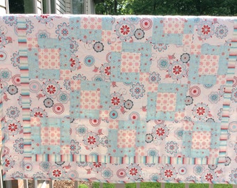 Clearance baby quilt, finished quilt, throw quilt, lap quilt