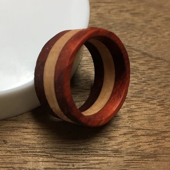 Handmade Layered Wood Ring