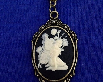 Fairy Cameo Necklace - Free Shipping