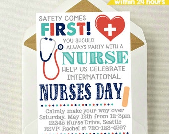 Nurse invitation | Etsy