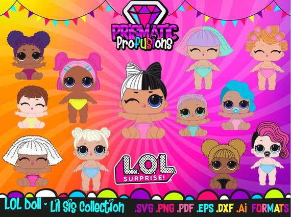 Download LOL Surprise Doll Lil Sis SVG / Birthday Party / Clipart