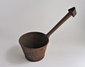 Vintage Rusty Scoop Feed Scoop Industrial Decor Wall Hanging