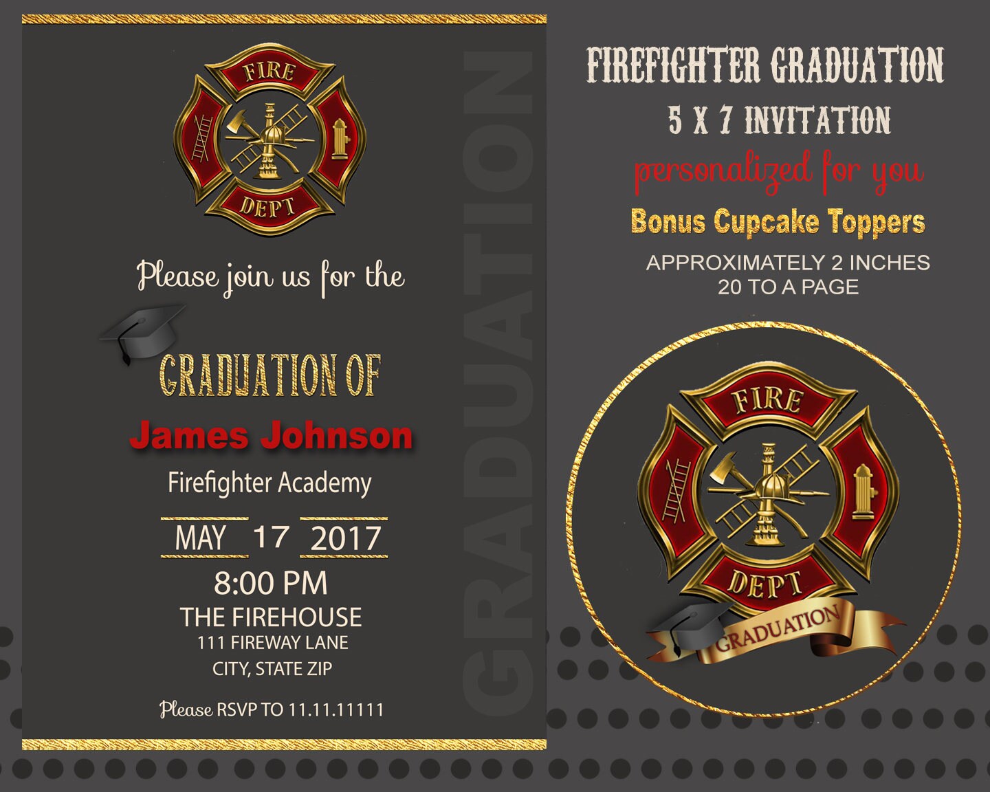 Firefighter graduation Firefighter academy graduation bonus