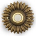Oil Rubbed Brass Sunflower doorbell button. Free shipping on your second item!