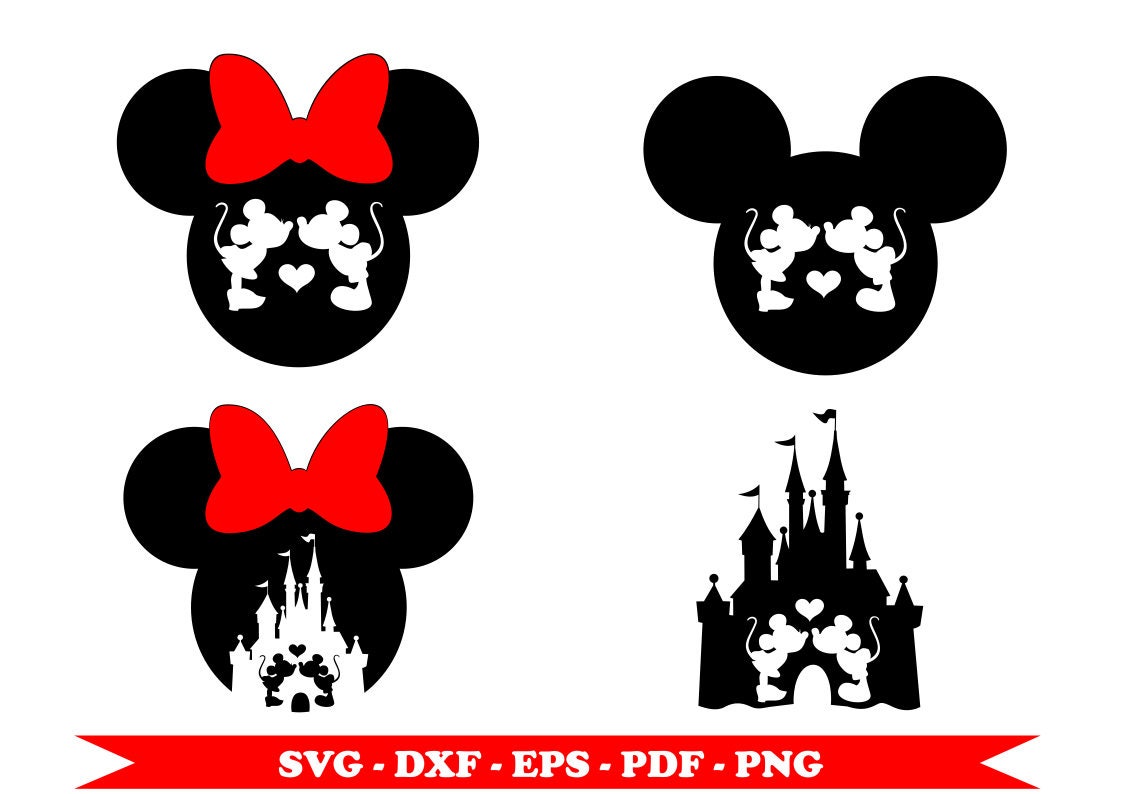 Download Mickey Mouse svg Minnie svg and Castle Disney svg, in ...