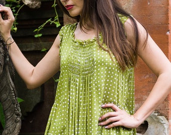Daphne Top, Loose Top, Flared Top, Comfortable Top, 115-128