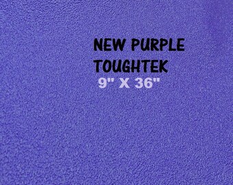 Purple Rubber Fabric, Shoe Sole Material, Waterproof Rubber Fabric, Neoprene Fabric, ToughTek Fabric, Non Slip Fabric, 9 X 36 Sheet