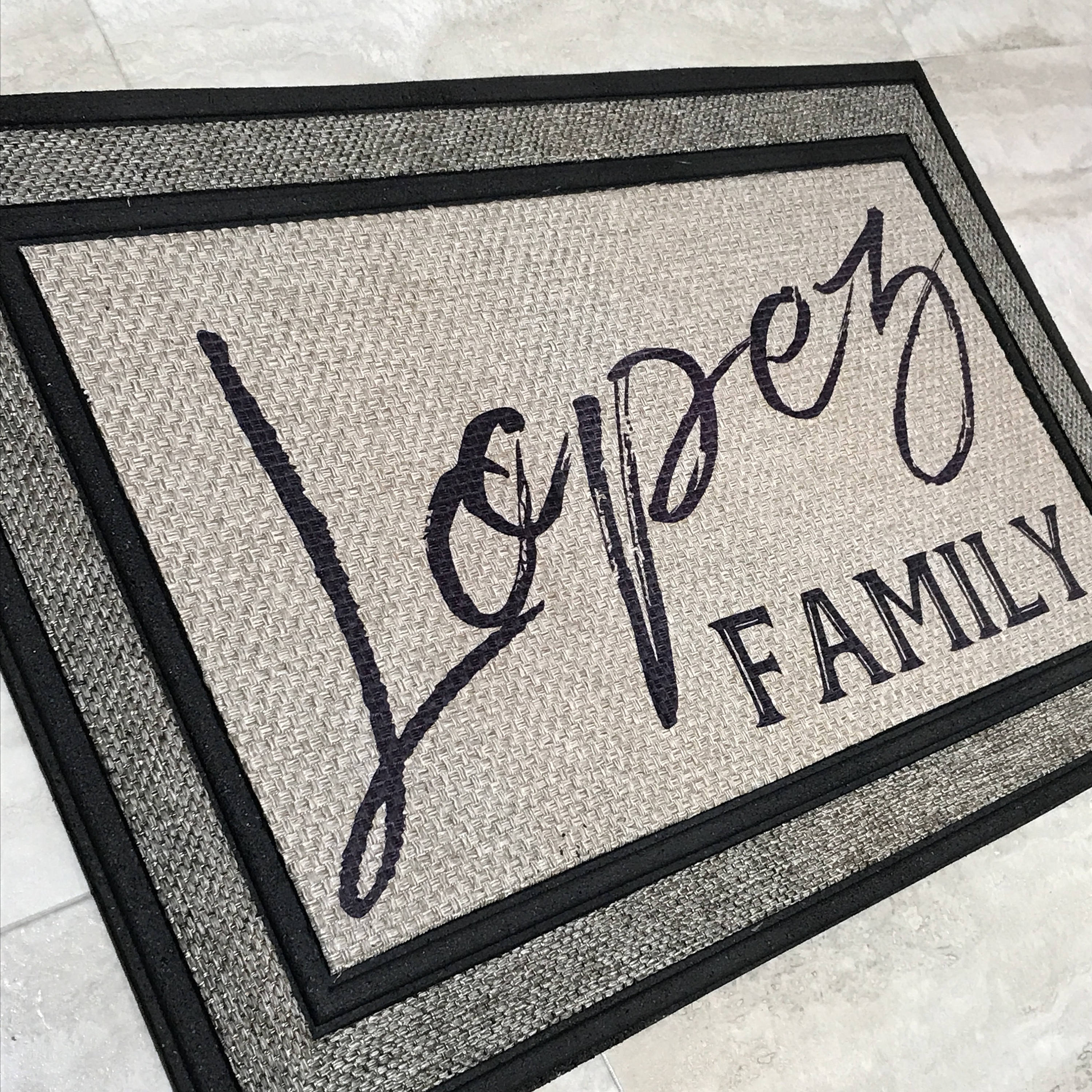 Personalized Mat Family Name Door Mat