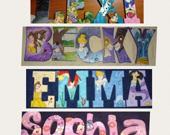 Hand painted Letters