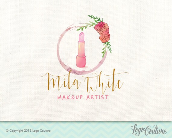 Download Pre-made Logo Design Mila's White Makeup Artist