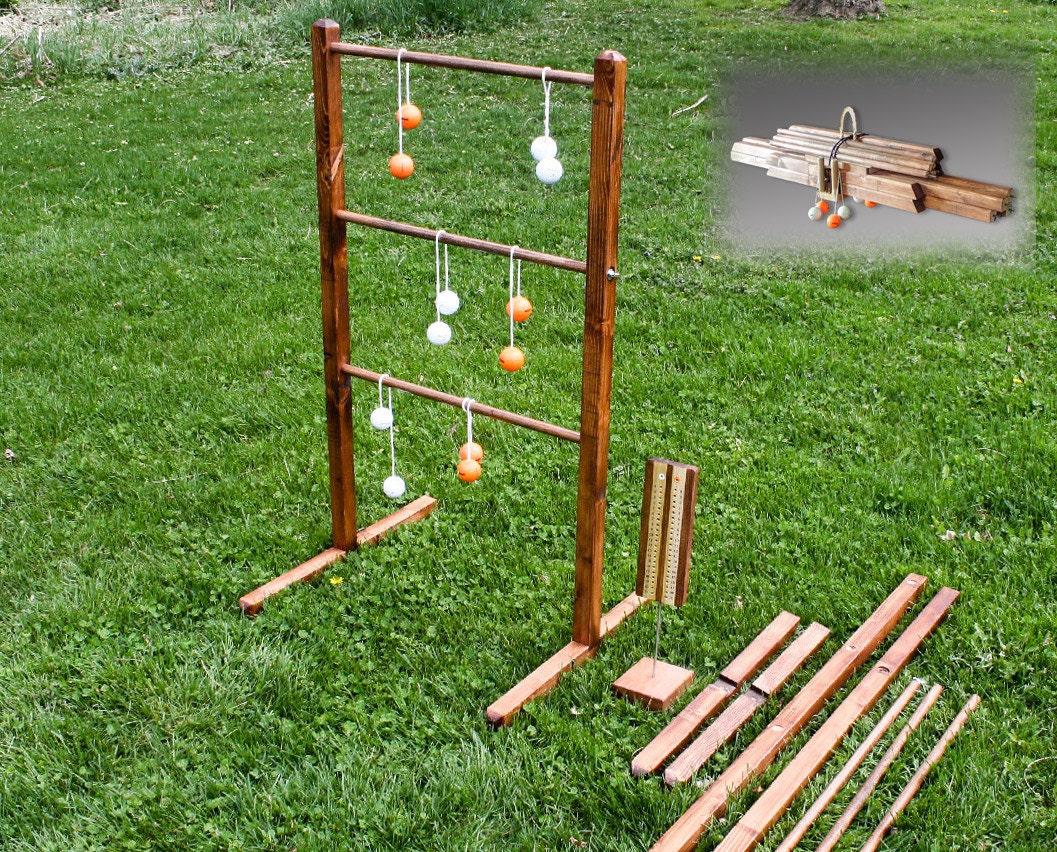 Ladder ball Games Wooden Ladder Toss Yard Games wedding lawn