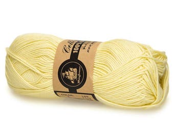 04 Light Yellow Mayflower Organic Cotton 8/4 50g