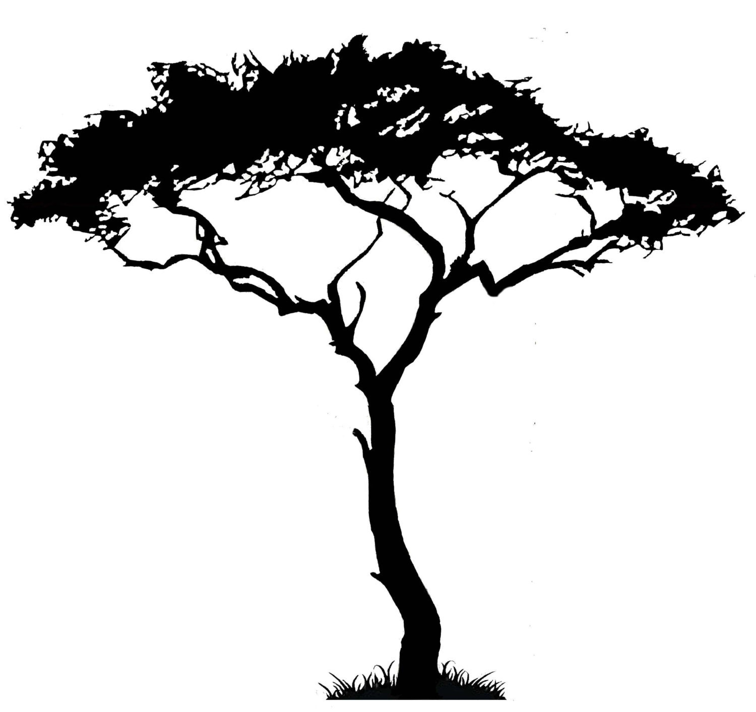 African Tree uBer Decals Wall Decal Vinyl Decor Art Sticker