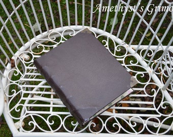 Handmade Brown Leather Book of Shadows Grimoire