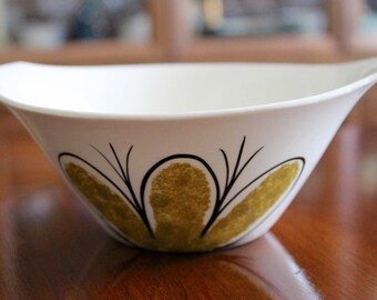 1960's Vera Neumann Gravy / Sauce Dish ~ Island Worcester ~ Made in Jamaica ~ Calypso Pattern