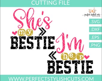 Best friends svg | Etsy