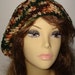 Unisex Summer 2 Color Hand Crochet Open Mesh Slouchy Beret Tams/Slouch Tams/Women's Accessories/Men's Accessories/Fashion Beret/Teen Beret