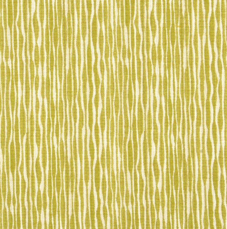 Dark Yellow Abstract Stripe Upholstery Fabric by the Yard