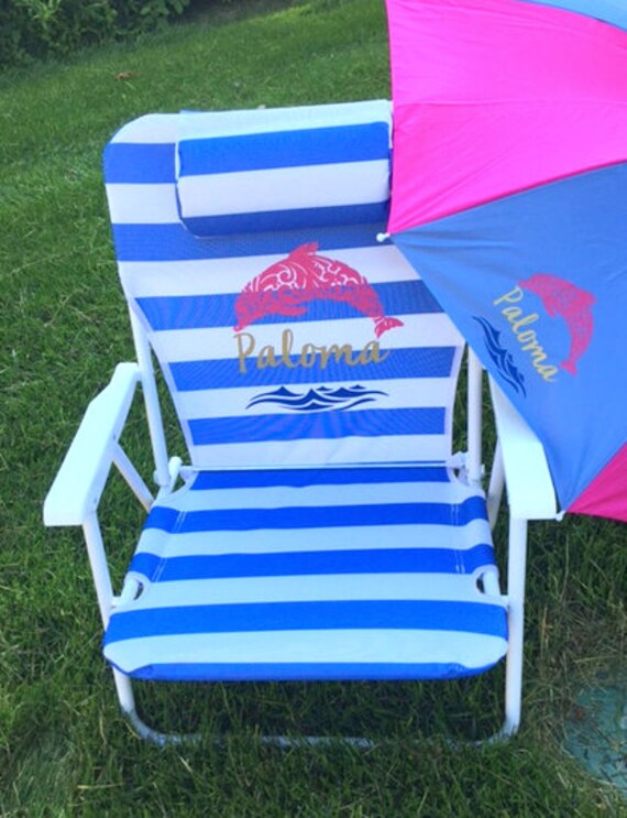 BEACH CHAIR personalized beach chair w/ carry strap
